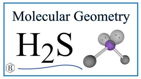 H2S (Hydrogen sulfide) Molecular Geometry, Bond Angles - YouTube