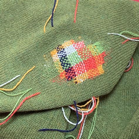 Work in progress to mend the hole. | Sewing crafts, Sewing projects for ...