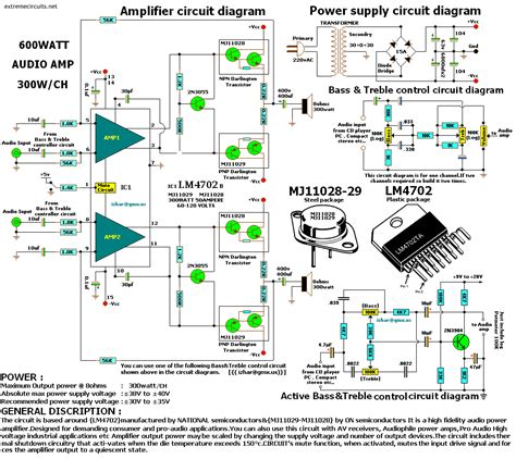 600W Audio Amplifier - Electronics-Lab