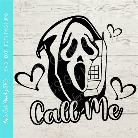 Cricut digital download cutting file Silhouette PNG ghost Spook scare ...