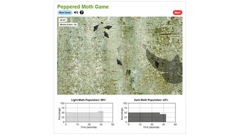 Peppered Moth Simulation from Ask a Biologist