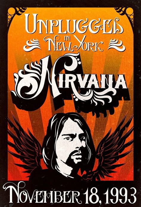 Mini Print of Nirvana - Unplugged - November 1993 | Concert posters ...