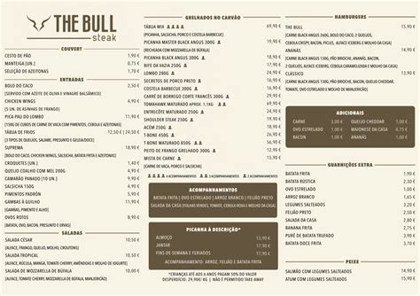 Carte et Menus 2023 - The Bull Steak - Carcavelos à Carcavelos | TheFork