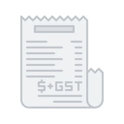 Gst Icon - Download in Colored Outline Style