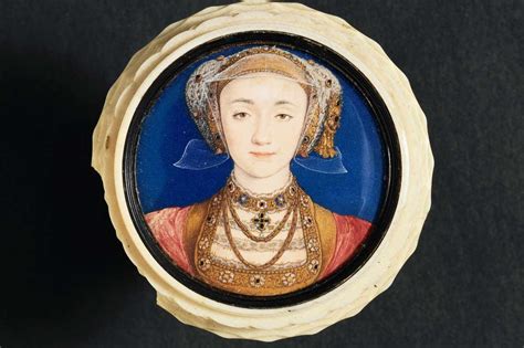 This portrait of Anne of Cleves, painted by Hans Holbein the Younger in ...