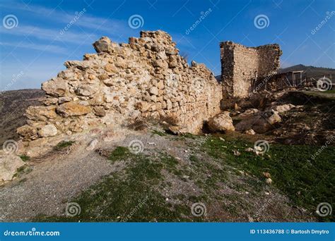 Ruins of Genoese Cembalo Fortress. Balaklava, Crimea Stock Photo ...