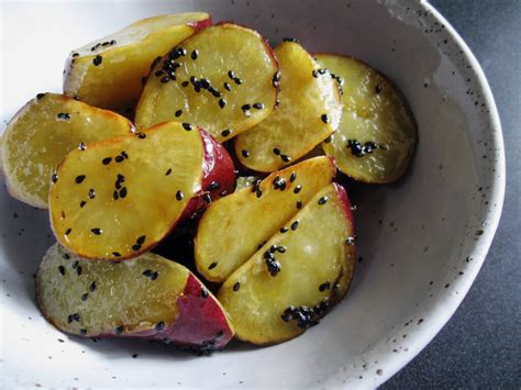 Fried & Glazed Japanese Sweet Potato – Hiroko's Recipes