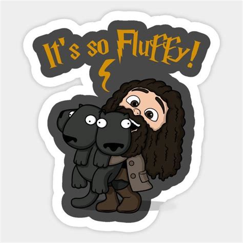 It's So Fluffy! It's So Fluffy! in 2020 | Harry potter stickers, Harry ...