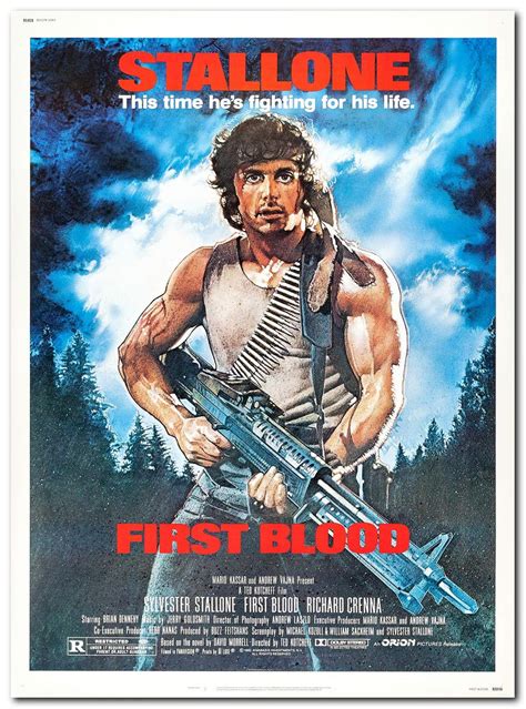 Buy Rambo First Blood Movie (24 x 36 inch / 61 x 91 cm) unframed ...