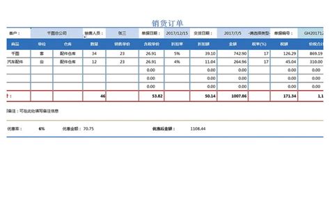 13+ Order Form Template Excel ~ Sample Excel Templates