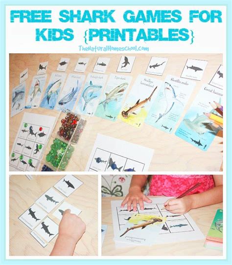 Here are FREE Shark Game Printables. In this post, you will see four ...