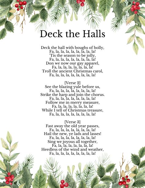 “Deck The Halls”: Easy Piano Sheet Music and Lyrics Download