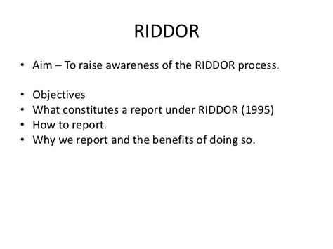 Riddor (1995)