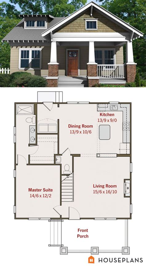 Craftsman Style House Plan - 3 Beds 2.5 Baths 1584 Sq/Ft Plan #461-6 ...