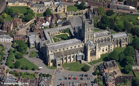 aeroengland | aerial photograph of Gloucester Cathedral Gloucestershire ...