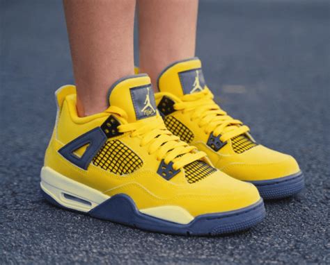 How the Air Jordan 4 Lightning on Feet Was Born | eBay