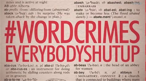 Whose Word Crimes?