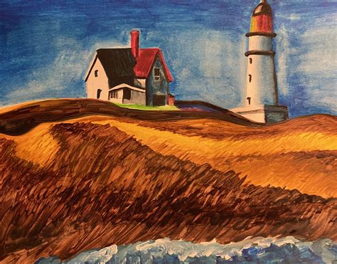 Edward Hopper Lighthouses Intermediate Group Lesson – Fine Art Miracles