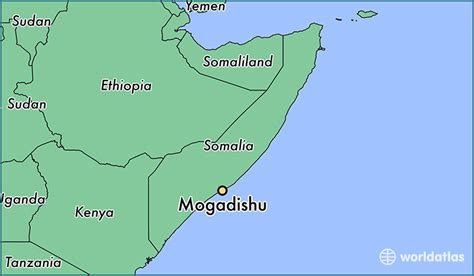 Mogadishu On World Map - Time Zones Map