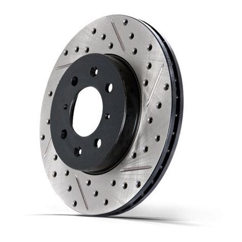 StopTech 127.63010L StopTech Sport Rotors; Drilled And Slotted; Front ...