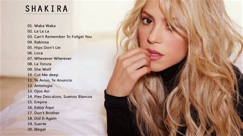 Shakira-songs-list