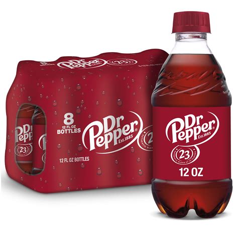 Dr Pepper Soda, 12 fl oz bottles, 8 pack - Walmart.com