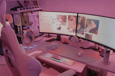 35 Best Looking Pink Gaming Setup for Gamer Girls - GPCD