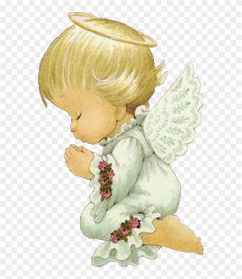 Baby Boy Angel Graphics - Angels Praying - Free Transparent PNG Clipart ...