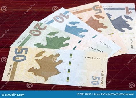 Azerbaijani Manat - New Series of Banknotes Stock Image - Image of ...