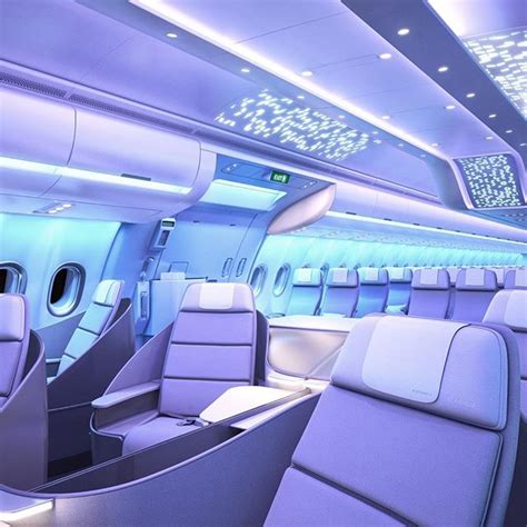 Futuristic Plane Interior