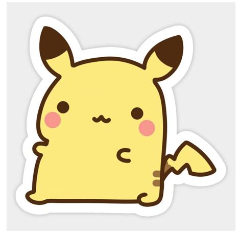 #cute #stickers #anime #cutestickersanime Kawaii Pikachu - Pokemon ...