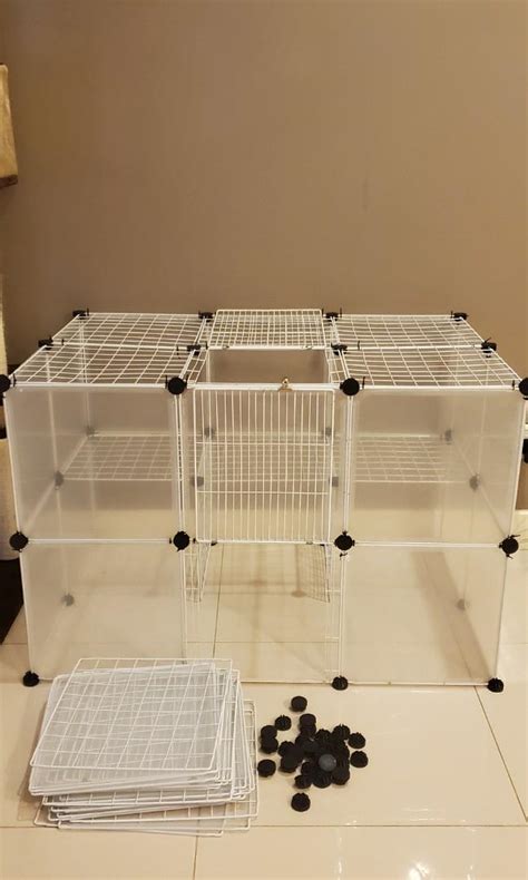 Transparent Pet Cage Fence DIY (Cat, dog, small animals), Pet Supplies ...