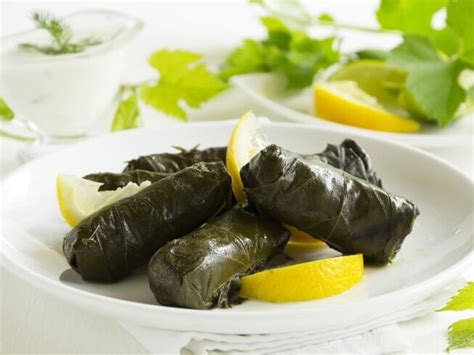 Dolmas - Greek Stuffed Grape Leaves Recipe | CDKitchen.com