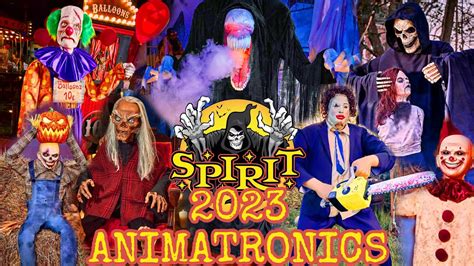 Spirit Halloween 2023 ANIMATRONICS in ACTION - YouTube