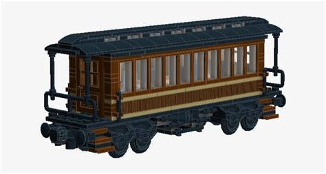 Lego Train Old Time Passenger Car - Scale Model Transparent PNG ...