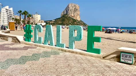 CALPE CITY SPAIN OLD &NEW TOWN WALK TOUR & RESTAURANTS STREET TOUR# ...