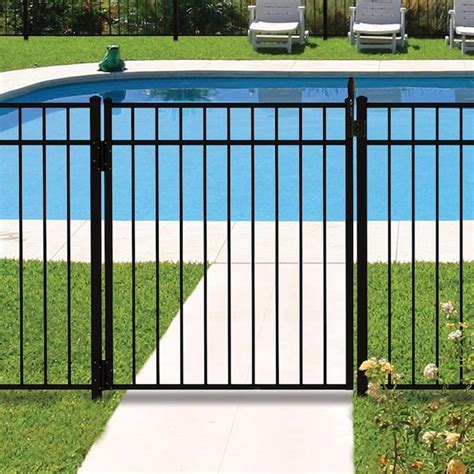 Freedom New Haven Standard 5-ft H x 4-ft W Black Aluminum Walk-Thru ...