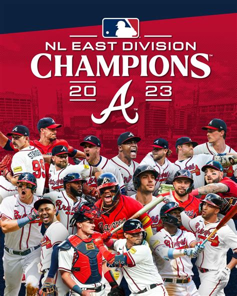 Atlanta Braves on X: 6 STRAIGHT! The Atlanta Braves are 2023 NL East ...