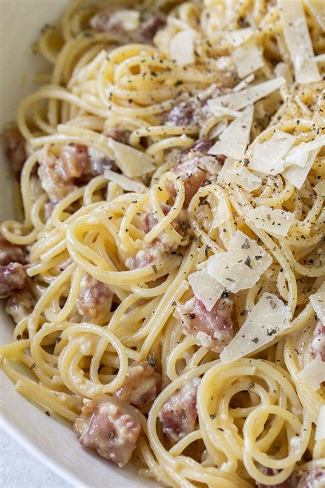 Easy and Delicious Carbonara Recipe | Recipe | Carbonara recipe ...