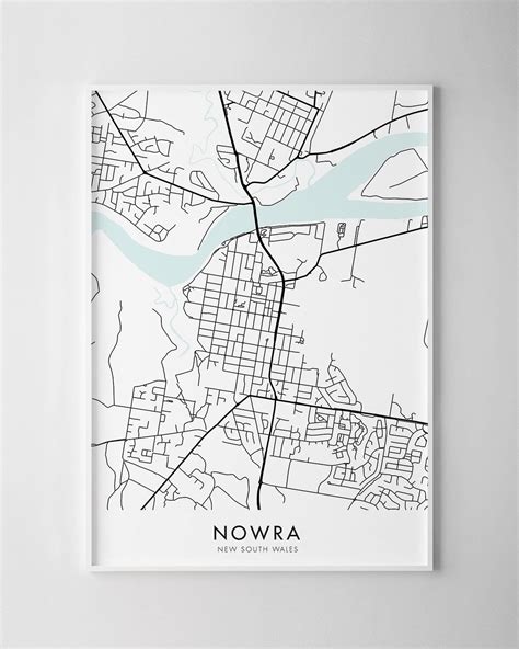 Nowra NSW Map Print - Chelsea Chelsea