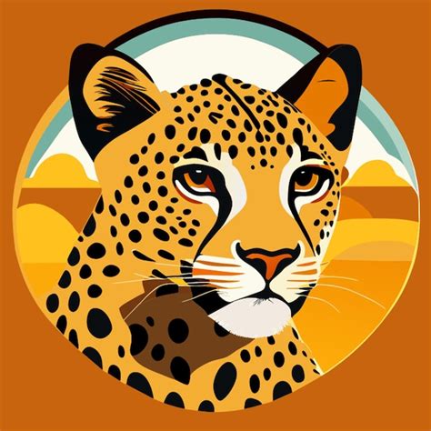 Premium Vector | Cheetah vector illustration