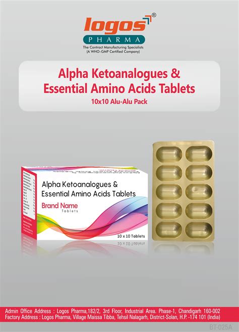 Alpha Ketoanalogues and Essential Amino Acids (Golden Base foil ...