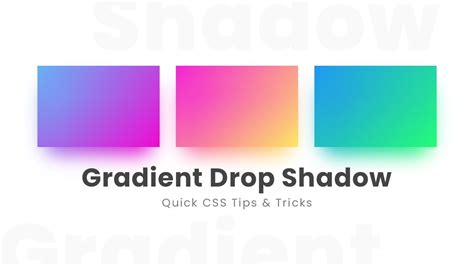 CSS Gradient Drop Shadow | Quick CSS Tips & Tricks