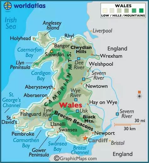 Pin by Balasingam Velu on UK & Ireland | Wales england, Wales map ...