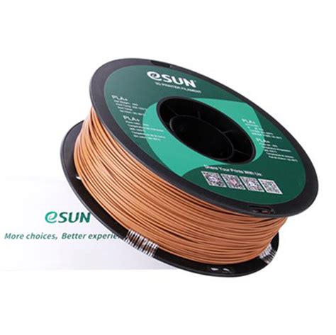 eSUN PLA+ Filament – Light Brown - Filament Co