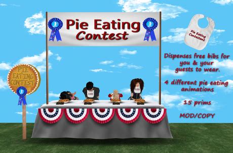 Second Life Marketplace - Pie Eating Contest