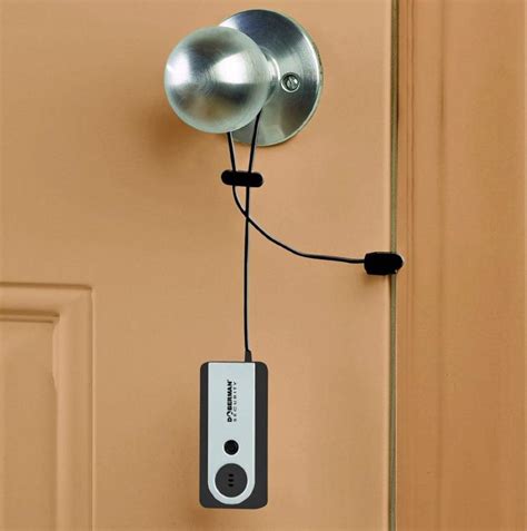 This Portable Door Alarm Sounds Off If Your Door Is Opened