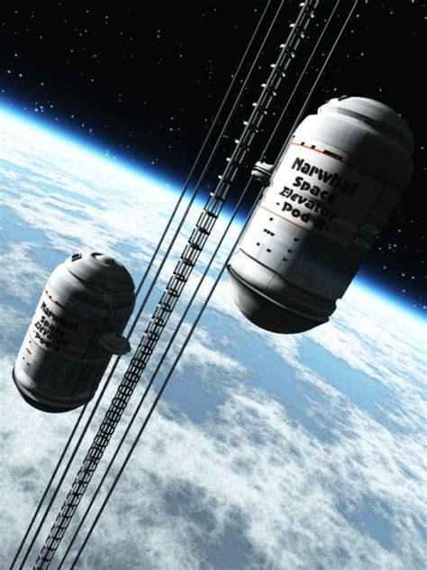 NASA Space Elevator Challenge - One Option The pods in this image are ...