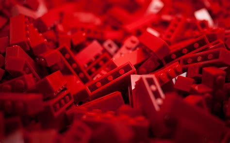 red, LEGO, Bricks, Toys, Depth of field Wallpapers HD / Desktop and ...