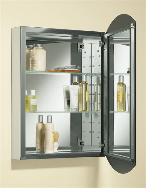 Archer 20" x 31" Aluminum Wall Mount Medicine Cabinet with Mirrored ...